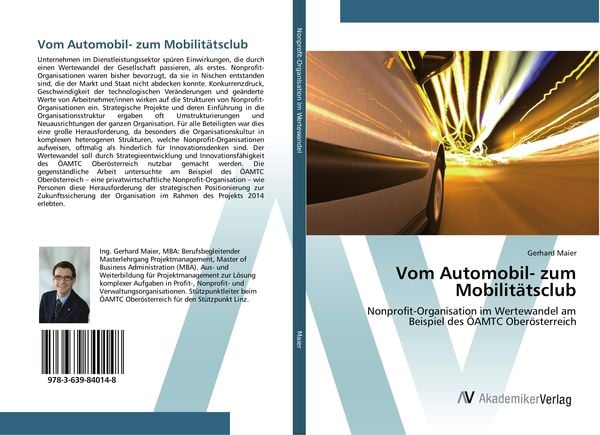 Vom Automobil- zum Mobilitätsclub, Taschenbuch von Gerhard Maier, AV Akademikerverlag, 9783639840148