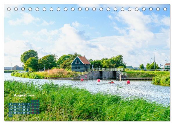 Produktbild: Der Nordholland-Kanal (Tischkalender 2026 DIN A5 quer), CALVENDO Monatskalender
