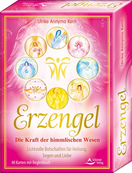 Erzengel – Die Kraft der himmlischen Wesen – Lichtvolle Botschaften für Heilung, Segen und Liebe Kartenset, Gebundene Ausgabe von Ulrike Annyma Kern,