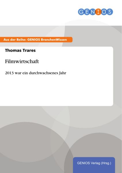 Produktbild: Filmwirtschaft