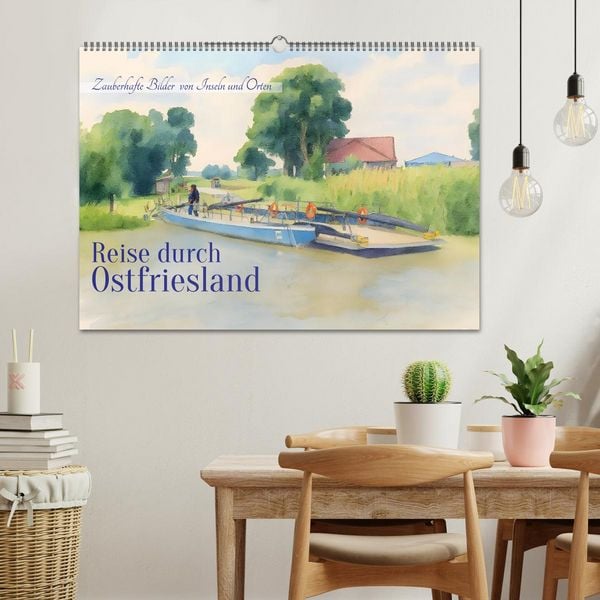 Produktbild: Reise durch Ostfriesland (Wandkalender 2026 DIN A2 quer), CALVENDO Monatskalender
