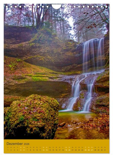 Produktbild: Wo der Wildbach rauscht im Allg&auml;u (Wandkalender 2026 DIN A4 hoch), CALVENDO Monatskalender