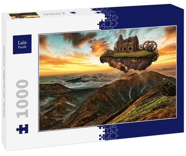 Produktbild: Lais Puzzle Panorama - Fliegende Insel - Fantasy 1000 Teile