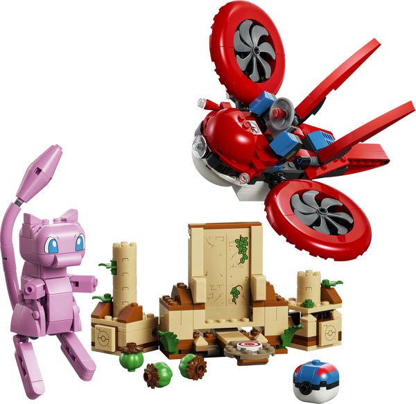 Produktbild: LEGO Pok&eacute;mon SMART Play: Drohnensuche nach einem Mysteri&ouml;sen Mew kompatibles Set 72161