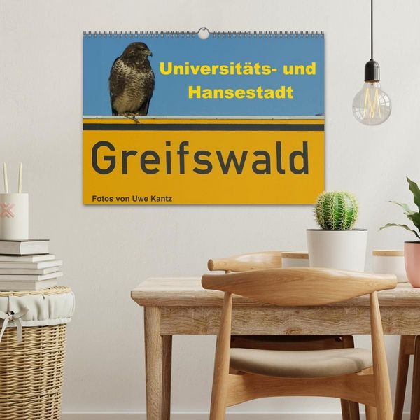 Produktbild: Univerit&auml;ts- und Hansestadt Greifswald (Wandkalender 2027 DIN A3 quer), CALVENDO Monatskalender