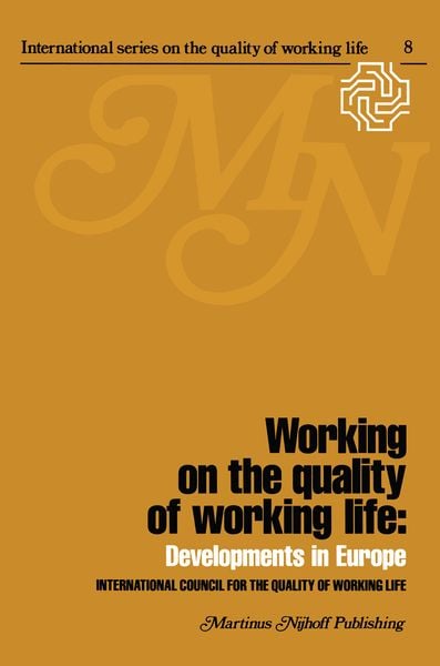 Produktbild: Working on the quality of working life