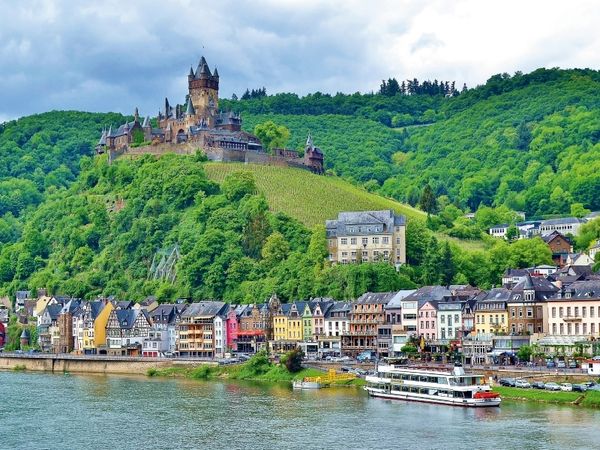 Produktbild: CALVENDO Puzzle Burg Cochem an der Mosel | 1000 Teile Lege-Gr&ouml;&szlig;e 64x48cm Foto-Puzzle f&uuml;r gl&uuml;ckliche Stunden