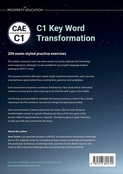 Produktbild: C1 Key Word Transformation