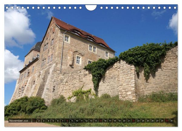 Produktbild: Wunderbares Th&uuml;ringen - Burgen (Wandkalender 2026 DIN A4 quer), CALVENDO Monatskalender