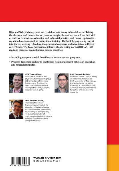 Produktbild: Risk Management and Education