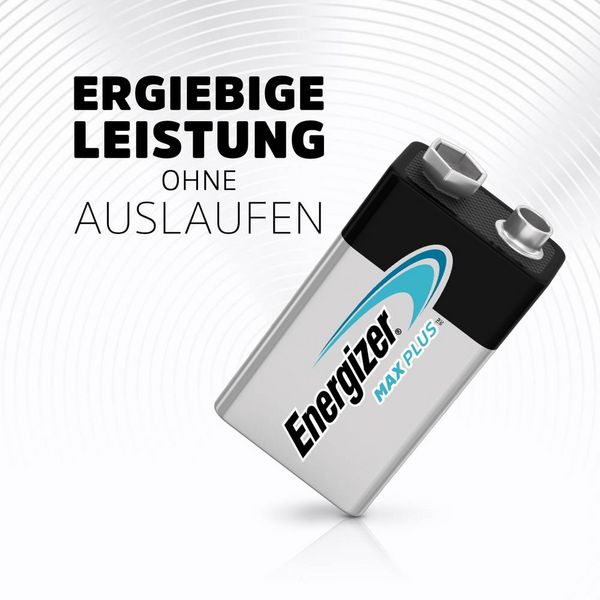 Produktbild: Energizer Max Plus 9 V Block-Batterie Alkali-Mangan 9 V 1 St.