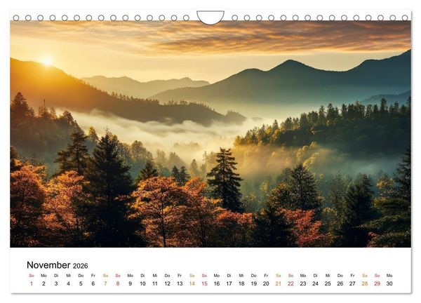 Produktbild: Natur im Jahr (Wandkalender 2026 DIN A4 quer), CALVENDO Monatskalender