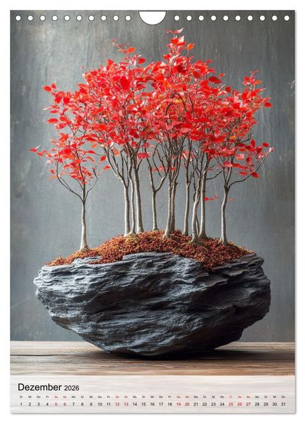 Produktbild: Die stille Kraft des Bonsai (Wandkalender 2026 DIN A4 hoch), CALVENDO Monatskalender