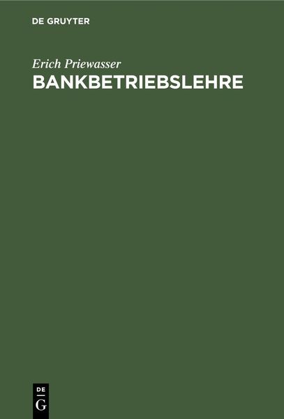 Produktbild: Bankbetriebslehre
