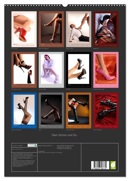 Produktbild: Dein Schuh und Du (hochwertiger Premium Wandkalender 2026 DIN A2 hoch), Kunstdruck in Hochglanz