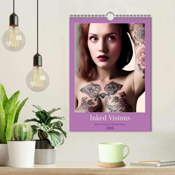Produktbild: Inked Visions (Wall Calendar 2026 DIN A4 portrait), CALVENDO 12 Month Wall Calendar