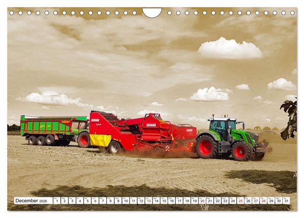 Produktbild: The fascination of agricultural machinery (Wall Calendar 2026 DIN A4 landscape), CALVENDO 12 Month Wall Calendar