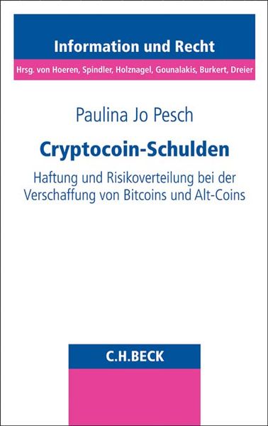 Cryptocoin-Schulden, Taschenbuch von Paulina Jo Pesch, C.H. Beck, 9783406710537