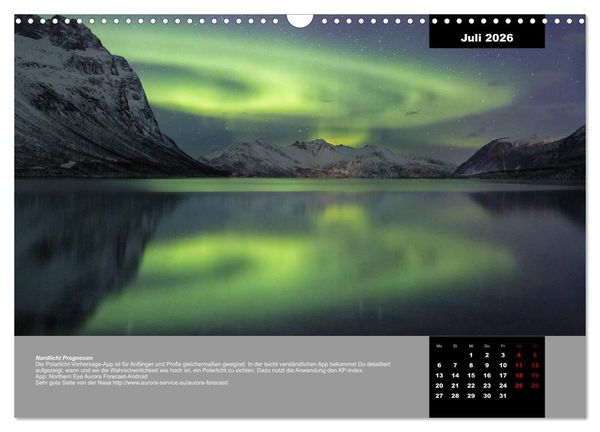 Produktbild: Wenn der Himmel gr&uuml;n wird (Wandkalender 2026 DIN A3 quer), CALVENDO Monatskalender