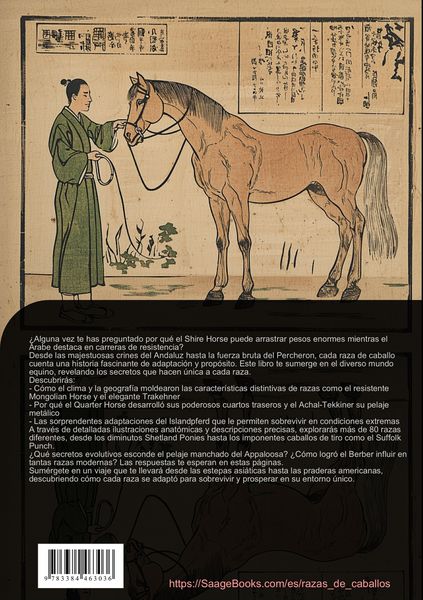 Produktbild: Razas de Caballos: Gu&iacute;a Completa de Caballos de Sangre Fr&iacute;a, Caliente y Ponys