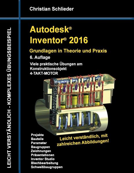 Produktbild: Autodesk Inventor 2016 - Grundlagen in Theorie und Praxis