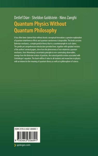 Produktbild: Quantum Physics Without Quantum Philosophy