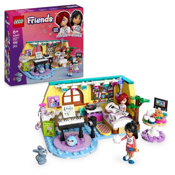 LEGO Friends Paisleys Zimmer, Bau- und Spielset für Rollenspiele 42647