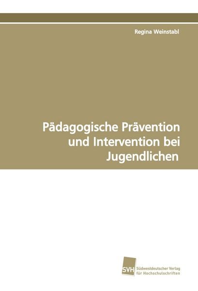 Produktbild: P&auml;dagogische Pr&auml;vention und Intervention bei Jugendlichen