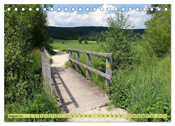 Produktbild: Unterwegs auf einsamen Wegen (Tischkalender 2026 DIN A5 quer), CALVENDO Monatskalender