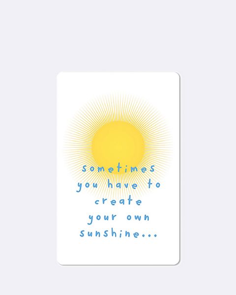 Produktbild: Lunacard Postkarte *Sometimes you have to create your own sunshine