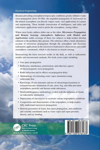 Produktbild: Microwave Propagation and Remote Sensing