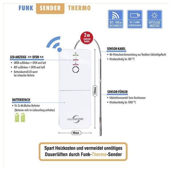 Produktbild: Protector Funk-Abluftsteuerung ASK-5030 1800W
