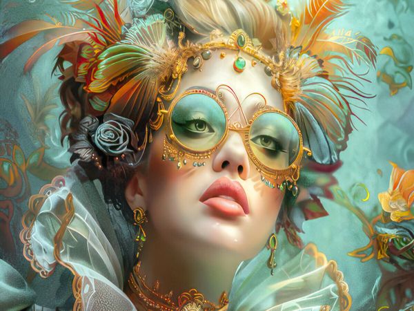 Produktbild: CALVENDO Puzzle Venezianische Portr&auml;ts von Frauen | 1000 Teile Lege-Gr&ouml;&szlig;e 64x48cm Foto-Puzzle f&uuml;r gl&uuml;ckliche Stunden