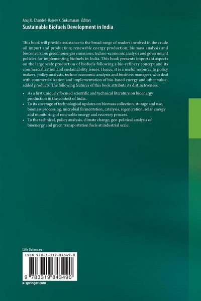 Produktbild: Sustainable Biofuels Development in India
