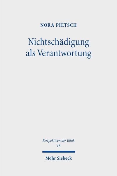 Produktbild: Nichtsch&auml;digung als Verantwortung
