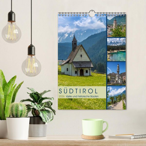 Produktbild: S&Uuml;DTIROL Idylle und historische Bauten (Wandkalender 2026 DIN A4 hoch), CALVENDO Monatskalender