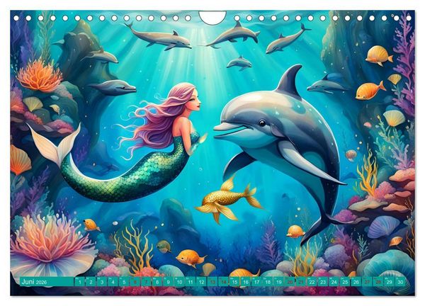Produktbild: Verzauberte Unterwasserwelt (Wandkalender 2026 DIN A4 quer), CALVENDO Monatskalender