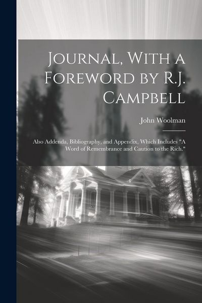 Produktbild: Journal, With a Foreword by R.J. Campbell