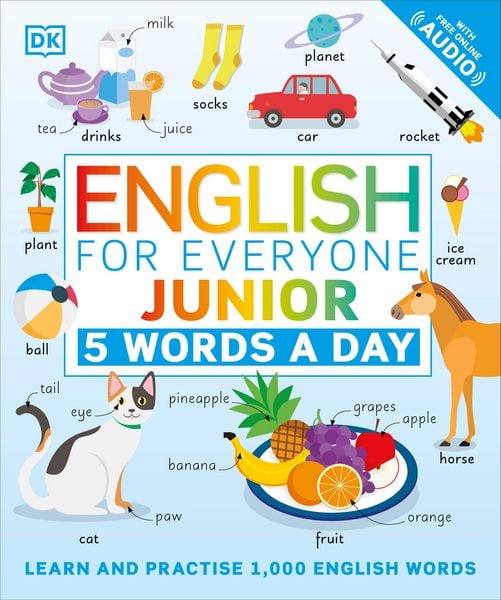 Produktbild: English for Everyone Junior: 5 Words a Day