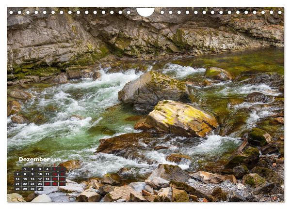 Produktbild: Winterzauber in der Breitachklamm bei Oberstdorf (Wandkalender 2026 DIN A4 quer), CALVENDO Monatskalender