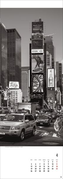 Produktbild: New York Vertical Kalender 2027