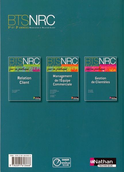 Produktbild: Gestion De Clienteles ; Bts Nrc ; Livre De L'eleve (edition 2010)