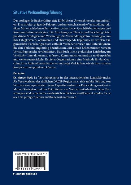Produktbild: Situative Verhandlungsf&uuml;hrung