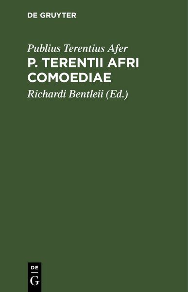 Produktbild: P. Terentii Afri Comoediae