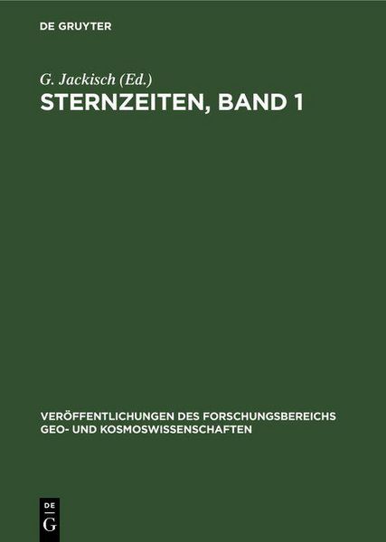 Produktbild: Sternzeiten, Band 1