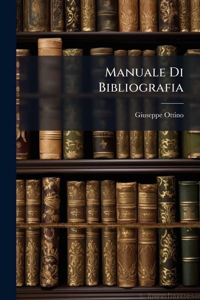 Produktbild: Manuale Di Bibliografia