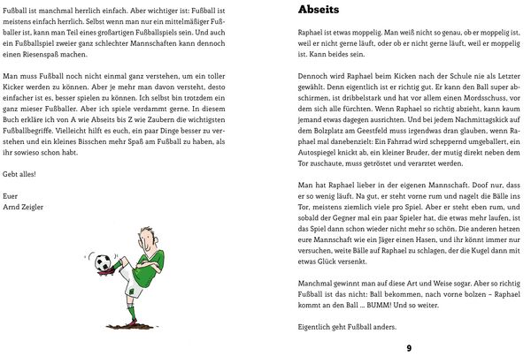Produktbild: Arnd Zeiglers wunderbares Fu&szlig;ballbuch
