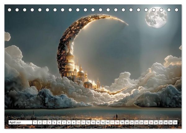 Produktbild: Wenn Gedanken sichtbar werden (Tischkalender 2027 DIN A5 quer), CALVENDO Monatskalender