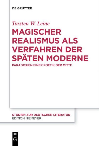 Produktbild: Magischer Realismus als Verfahren der sp&auml;ten Moderne