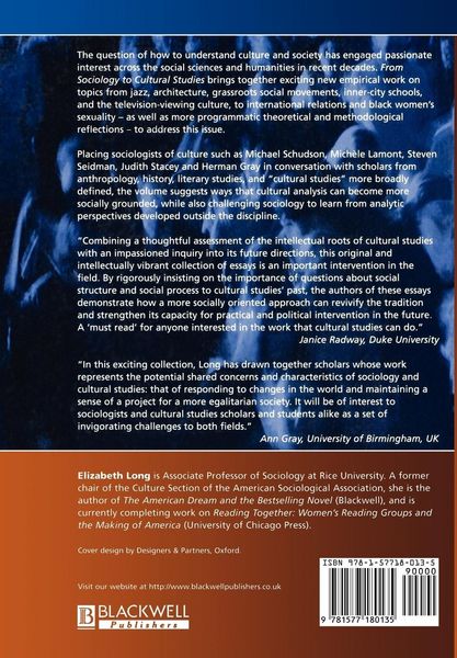 Produktbild: Sociology Cultural Studies